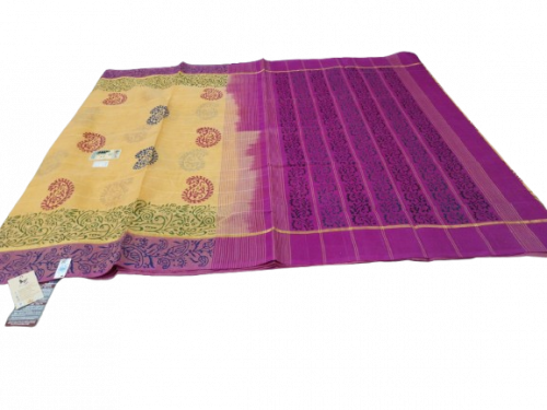 SALEM BLOCK PRINT COTTON SAREES